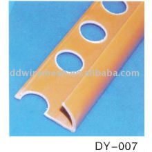 Tipo abierto PVC Tile Trim